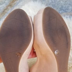 BCBGeneration Shoes - BCBG nude leather peeptoe wedge BCBGeneration Shoes - BCBG nude leather peeptoe wedge
